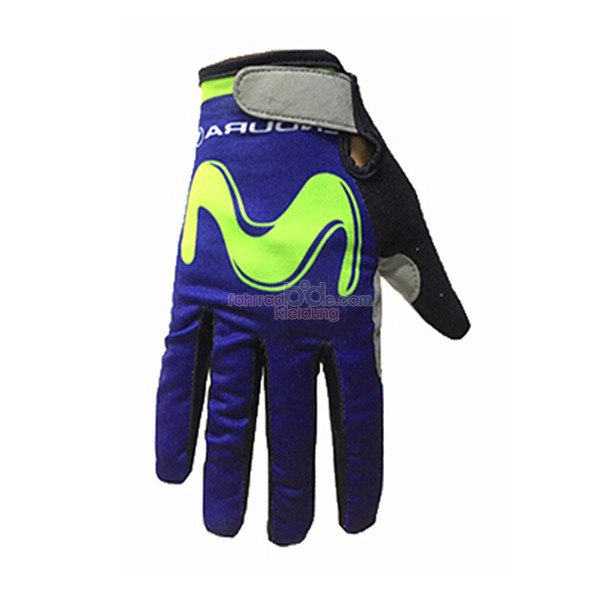 Movistar Lange Handschuhe 2017